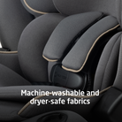 Andi 360 Rotating All-in-One Convertible Car Seat - machine-washable and dryer-safe fabrics
