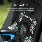Andi 360 Rotating All-in-One Convertible Car Seat - TensionFix red-to-green tension-sensitive indicator shows you when your belt has tension