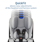 Pria™ Chill All-in-One Convertible Car Seat - QuickFit allows easy adjustments of the headrest and harness system