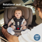 Andi 360 Rotating All-in-One Convertible Car Seat - rotational seat for easier in and out