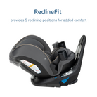 Andi 360 Rotating All-in-One Convertible Car Seat - ReclineFit provides 5 reclining positions for added comfort