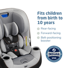Pria™ Chill All-in-One Convertible Car Seat - fits children from birth to 10 years: rear-facing, forward-facing, belt-positioning booster