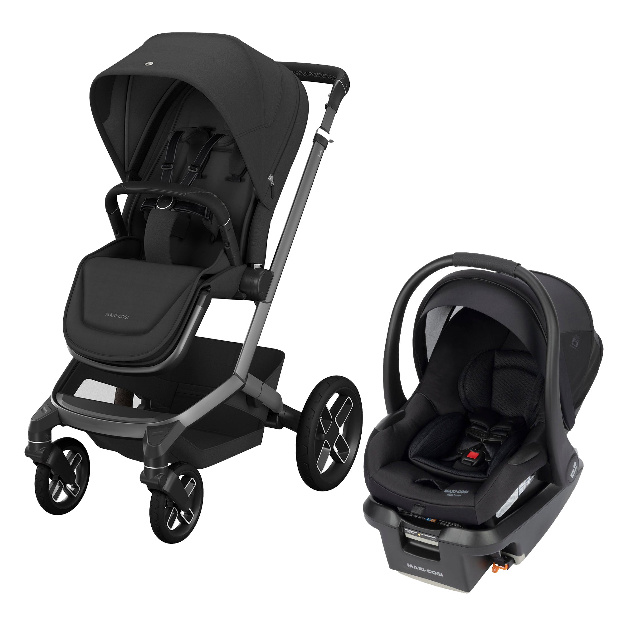 Fame Stroller & Mico Luxe+ Car Seat Travel System  Maxi-Cosi