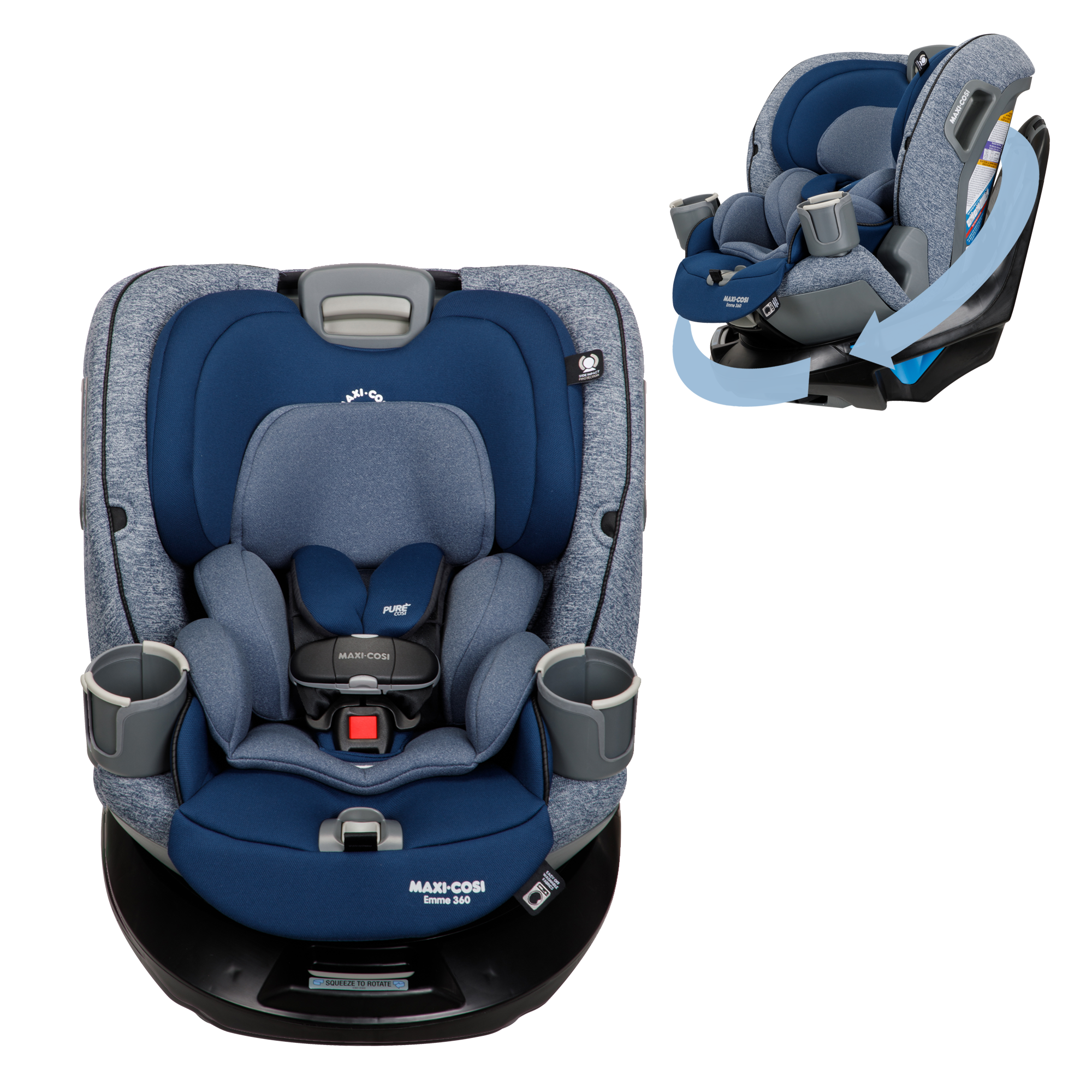 Navy blue infant car seat best sale