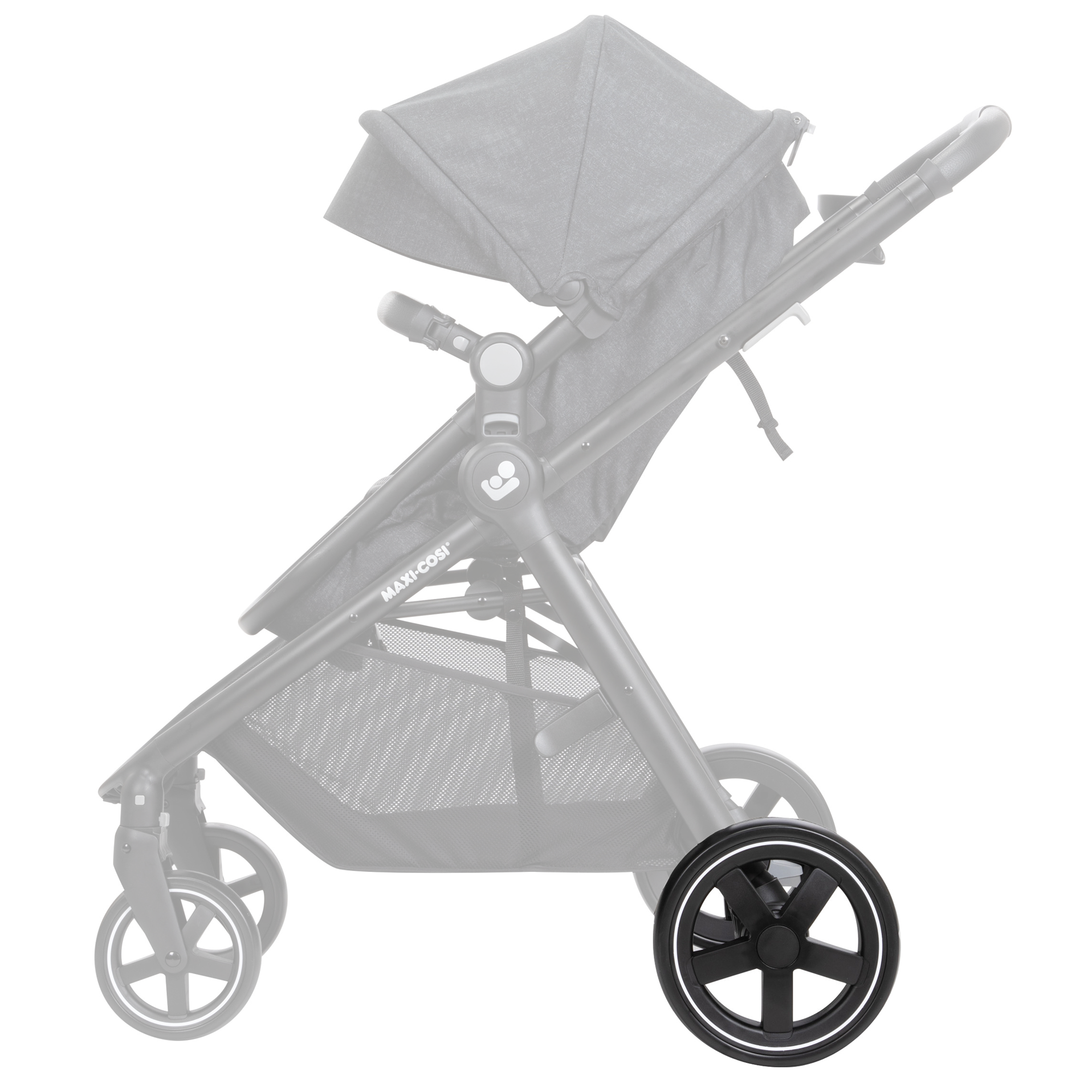 maxi cosi con ruedas Maxi-Cosi Zelia Rear Wheel Kit, Black