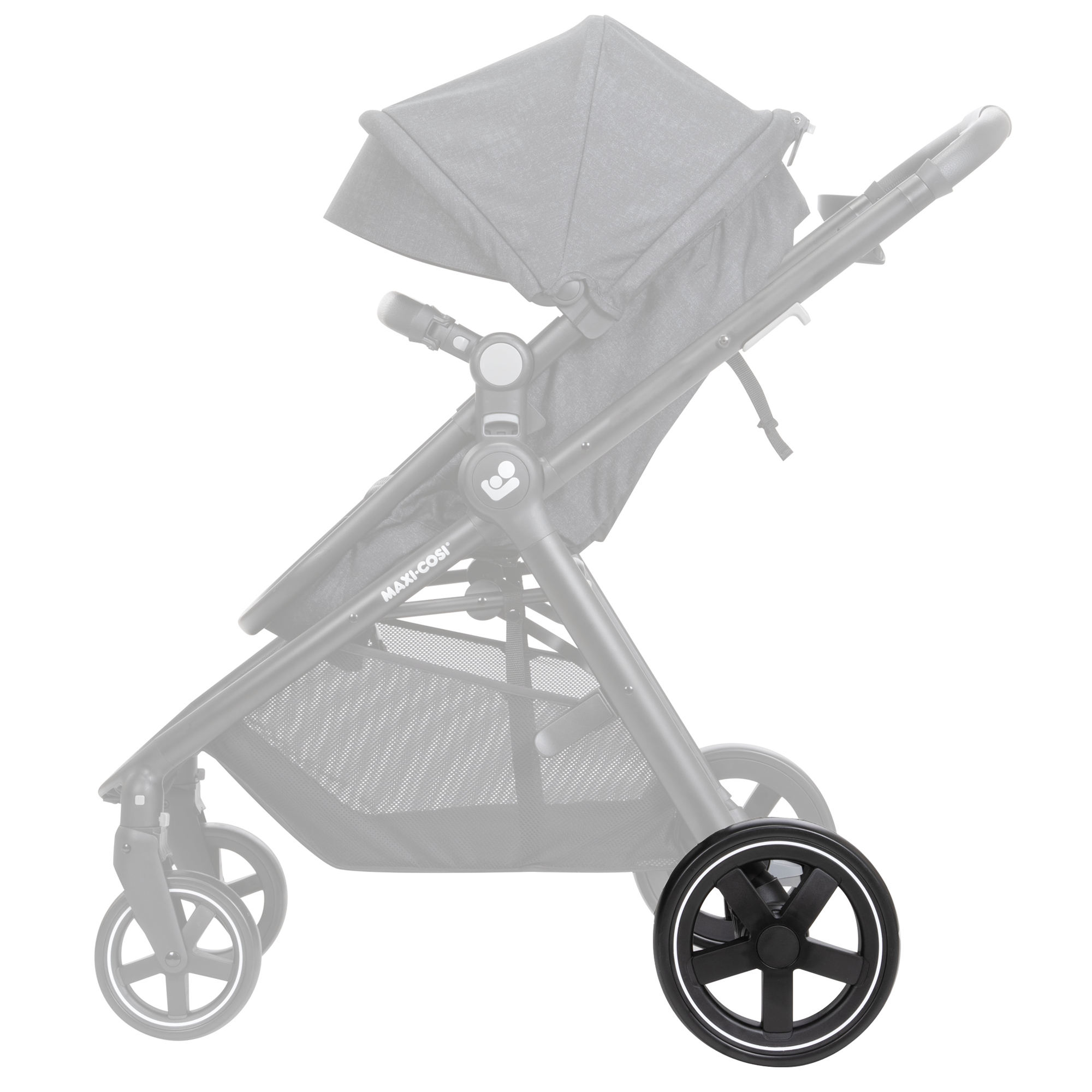 Zelia Rear Stroller Wheels - Black