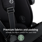 Fame™ Modular Stroller - premium fabrics and padding provide the most comfort for your child
