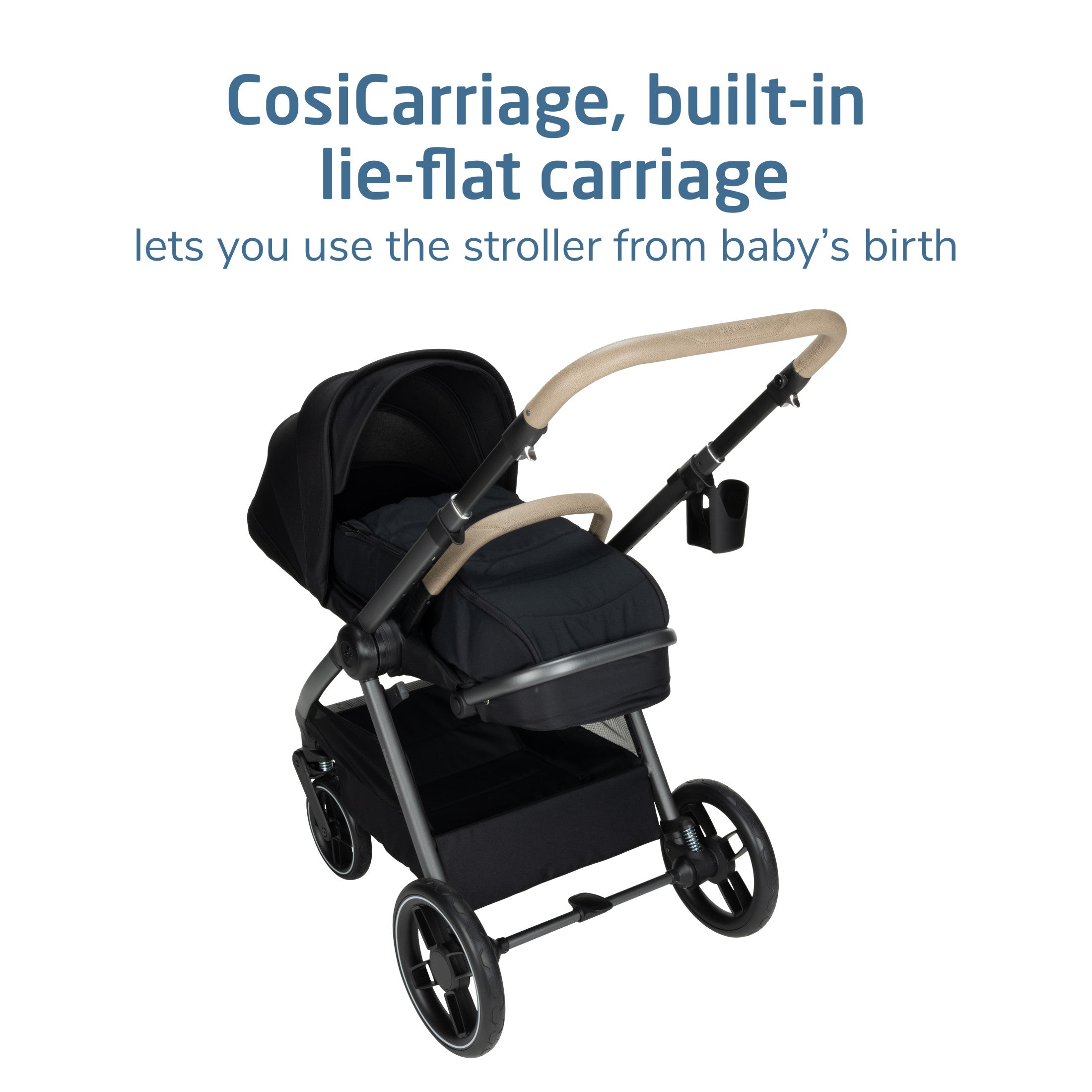 Oxford Modular Stroller with Mico Pro Infant Car Seat in Black