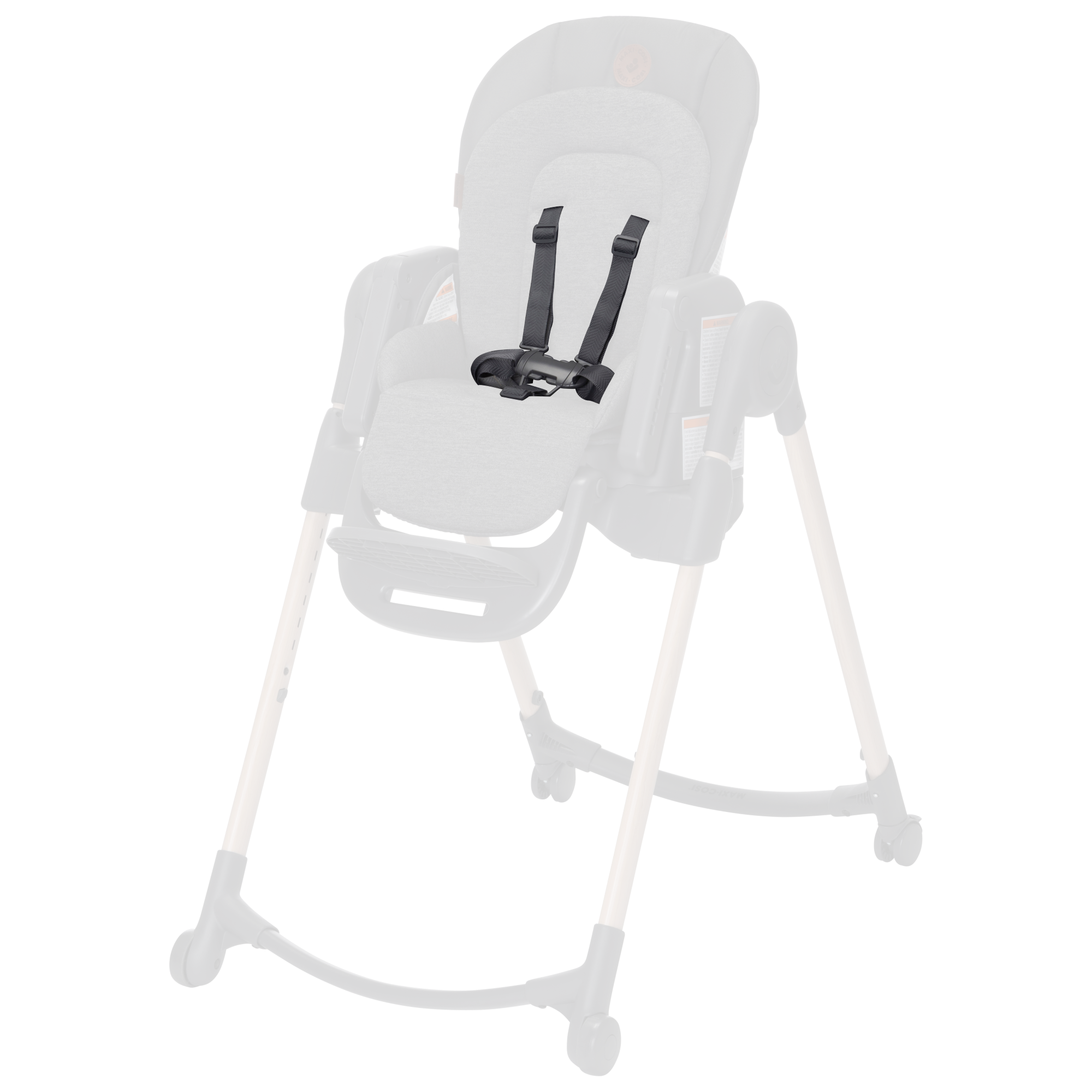 maxi cosi minla accessories Minla 6-In-1 High Chair Replacement 5-Point Harness Straps Classic Graphite