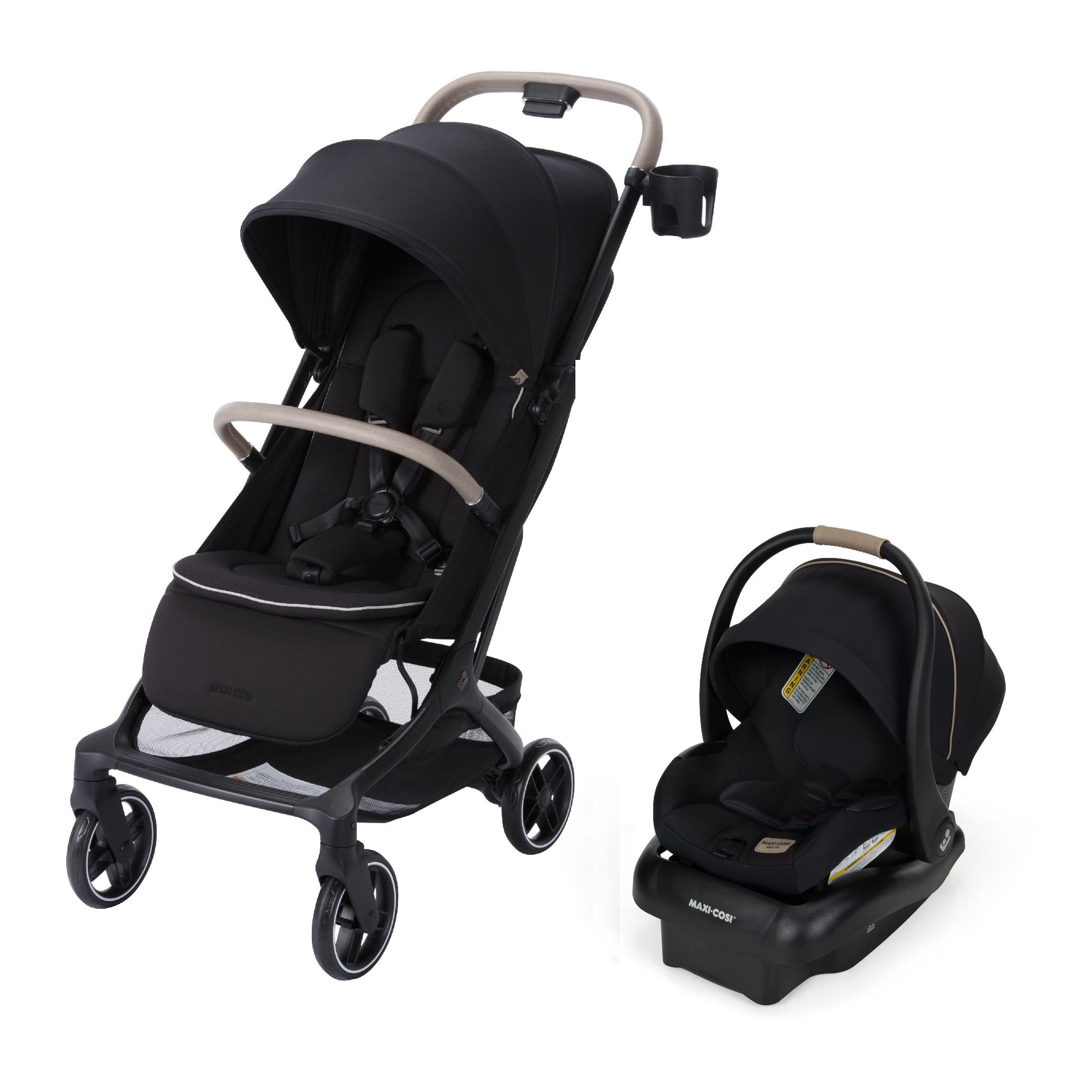 maxi cosi foldable carrycot Oxford Cabin Travel System with Mico Pro Infant Car Seat in Sea Shadow