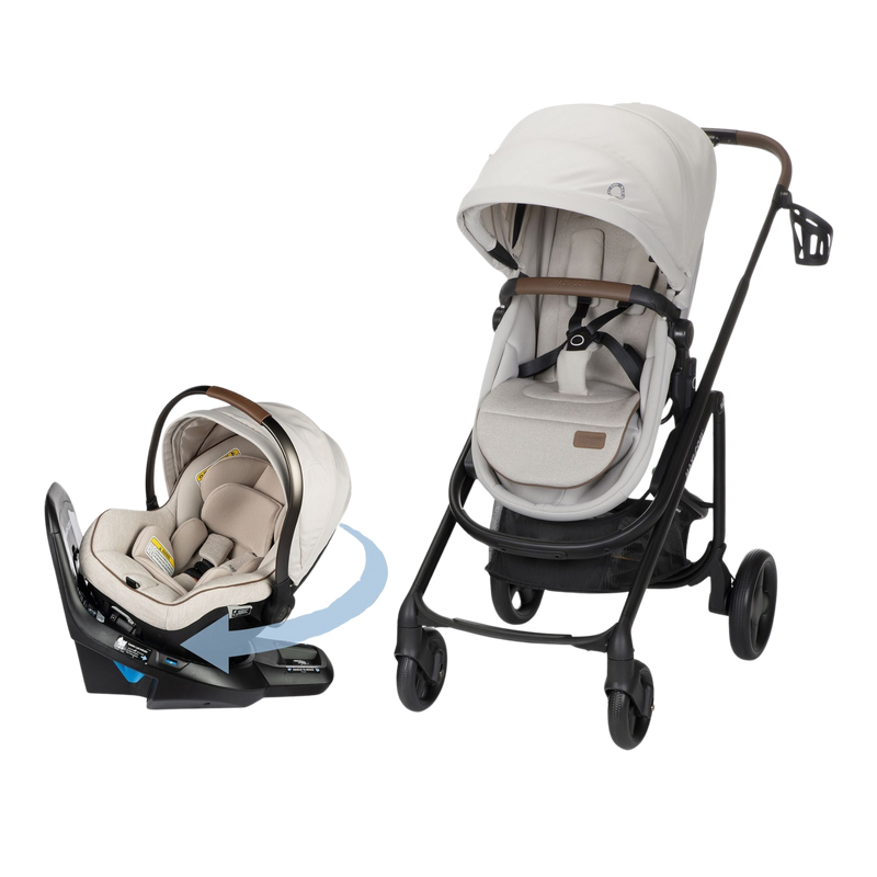 Maxi-Cosi Tayla Max Peri 180 rotating infant car seat travel system stroller