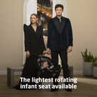 Peri™ 180° Rotating Infant Car Seat - the lightest rotating infant seat available