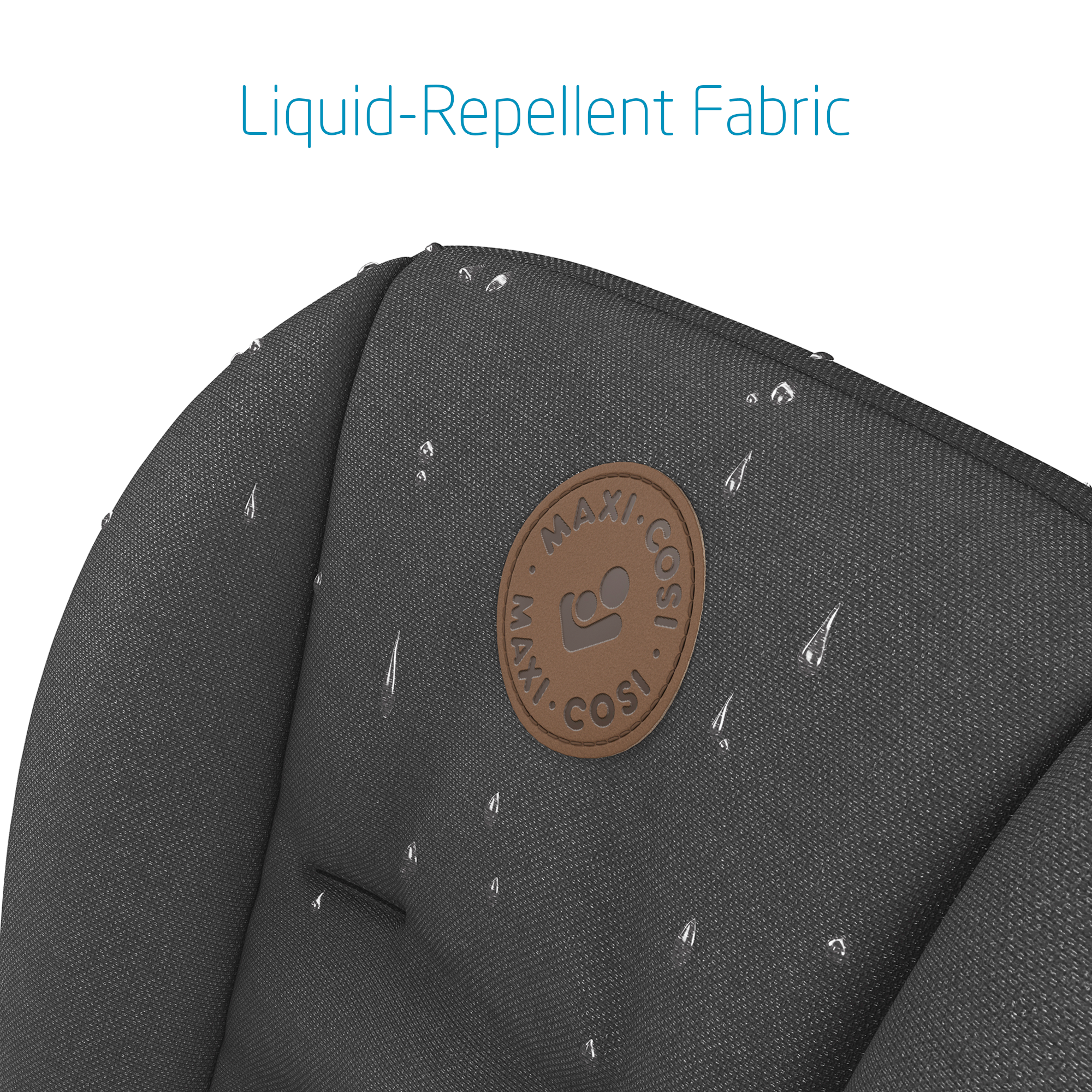 Liquid repellent fabric.