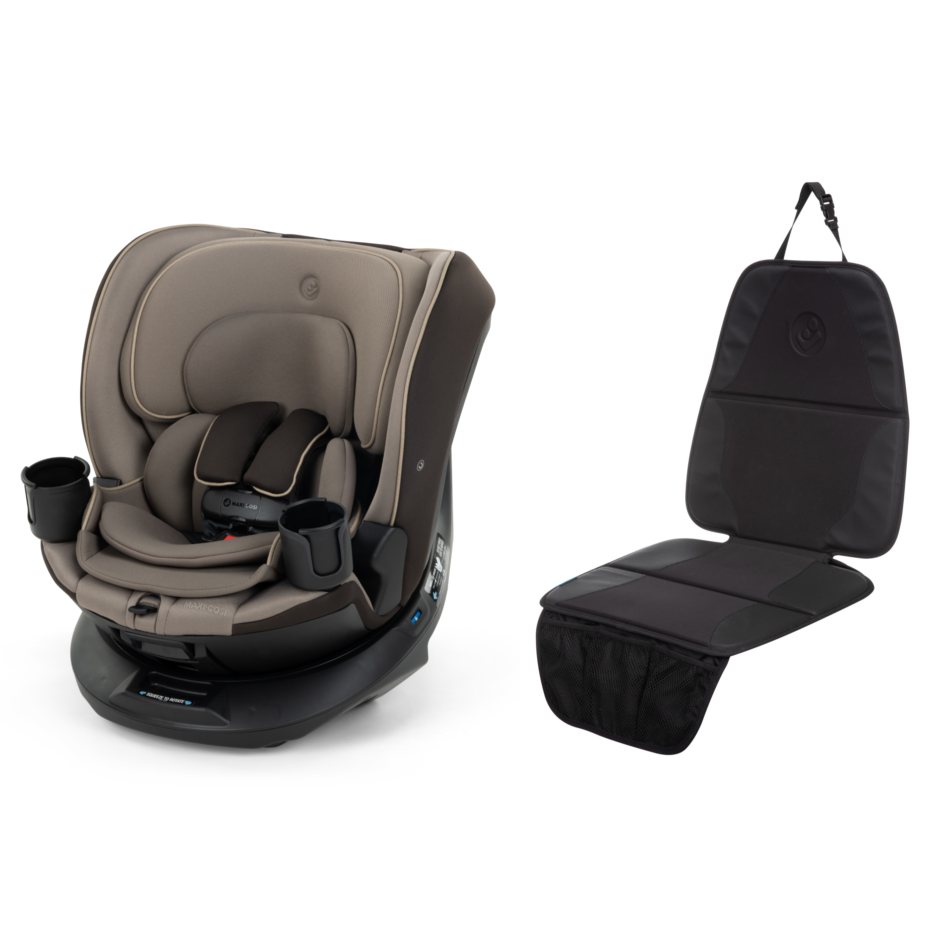 precio maxi cosi Andi 360° Rotating All-in-One Convertible Car Seat with Vehicle Seat Protector Caspian Caviar