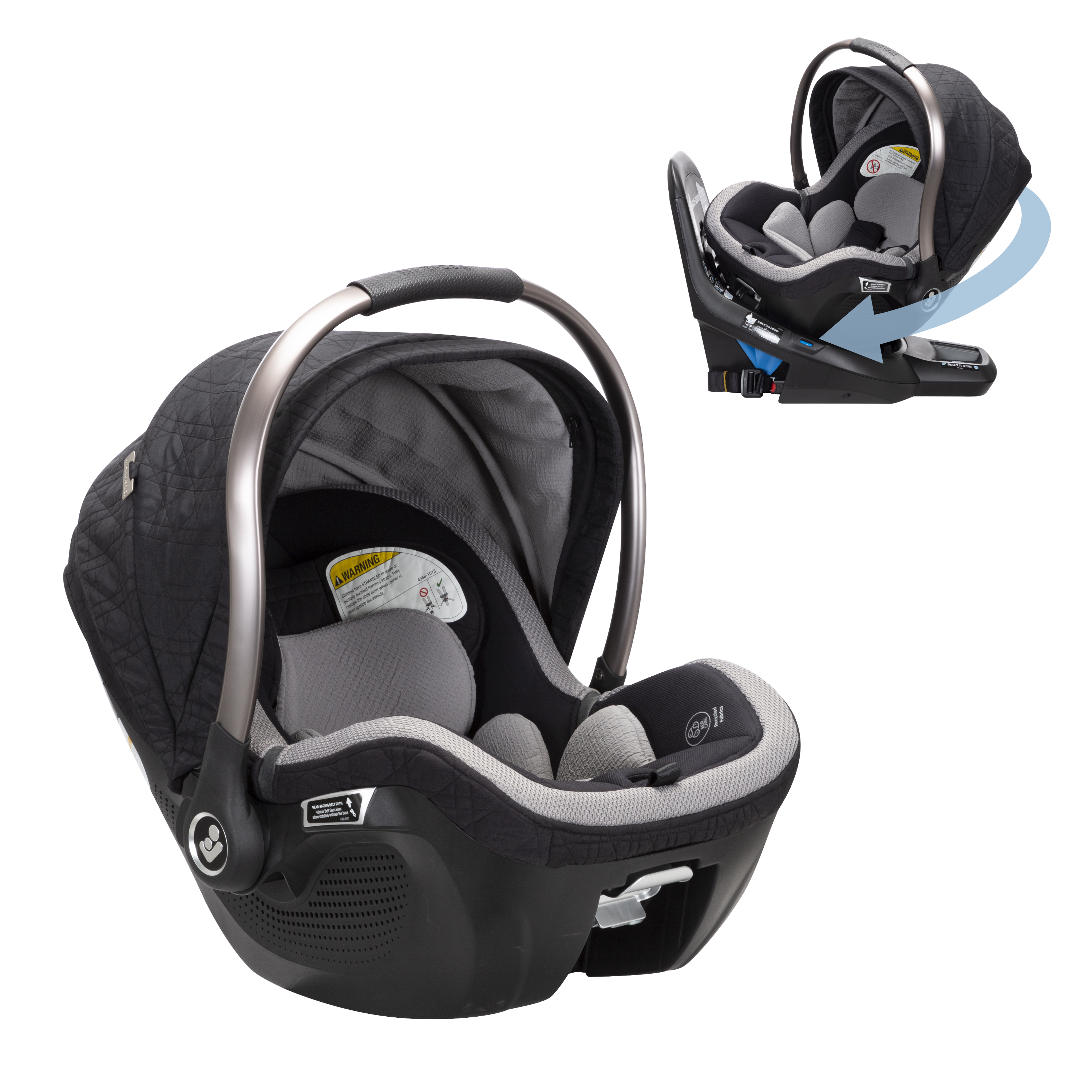 Peri™ 180° Rotating Infant Car Seat - Onyx Heritage