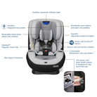 Pria™ Chill All-in-One Convertible Car Seat - hotspot image showing all features