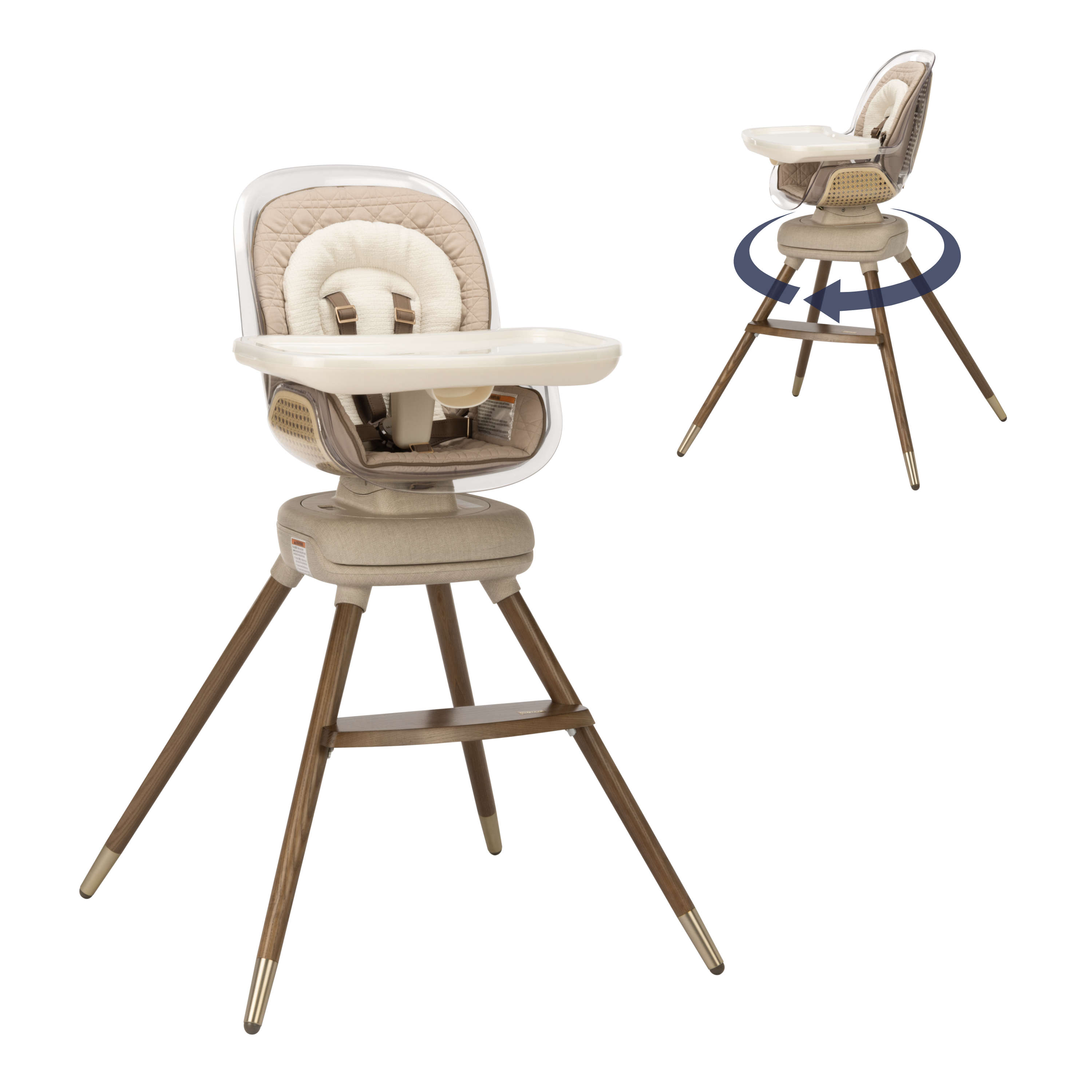 Kiskadee 360° Rotating High Chair - Natural Heritage