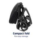 Tana Stroller - compact fold for easy storage