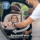 Peri™ 180 Rotating Infant Car Seat - rotational seat for easier in and out