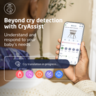 Starling Smart Bassinet - beyond cry detection with CryAssist - understand and respond to your baby's needs