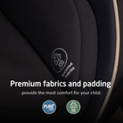 Kani 4-in-1 Convertible Car Seat - premium fabrics and padding provide the most comfort for your child.