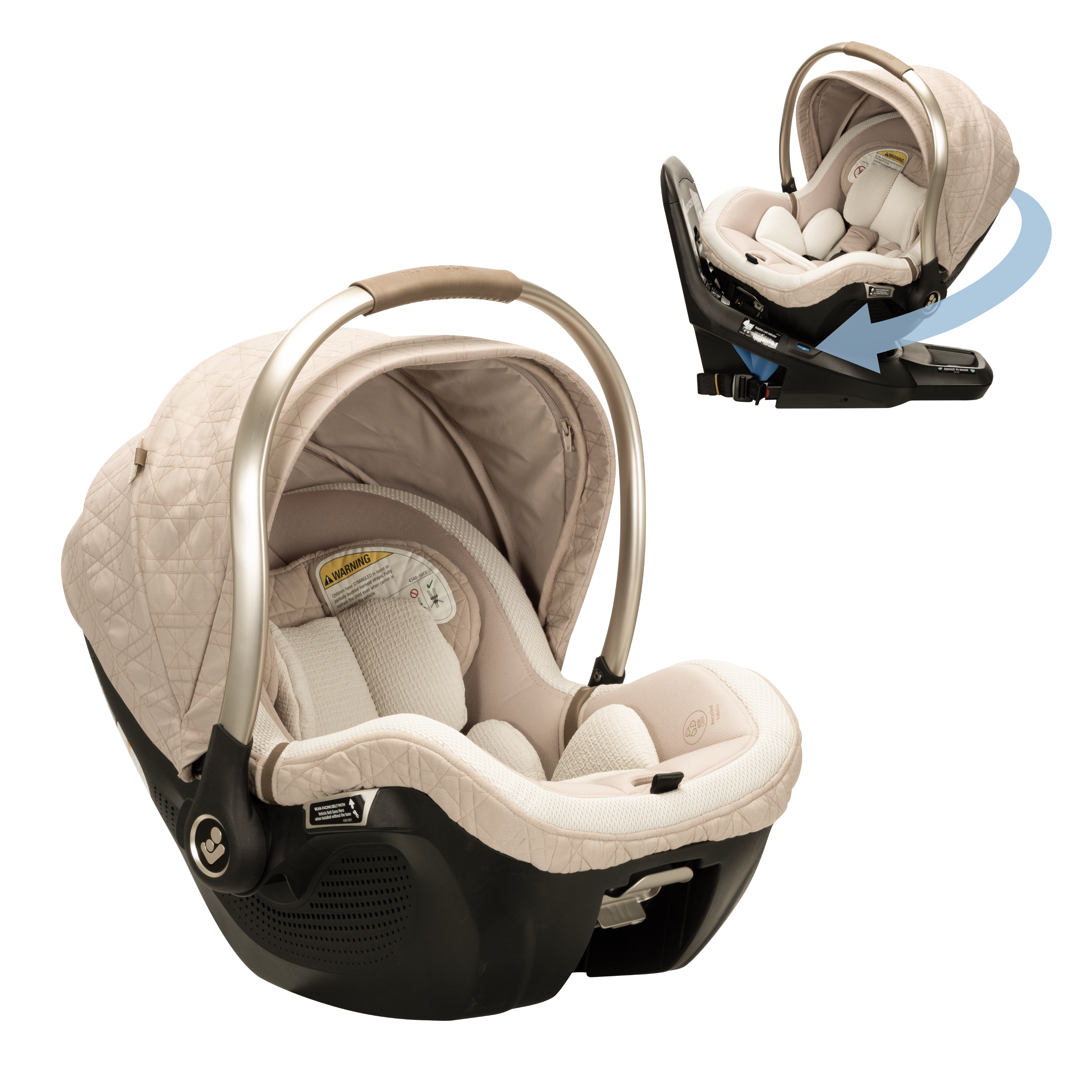 Peri™ 180° Rotating Infant Car Seat - Natural Heritage