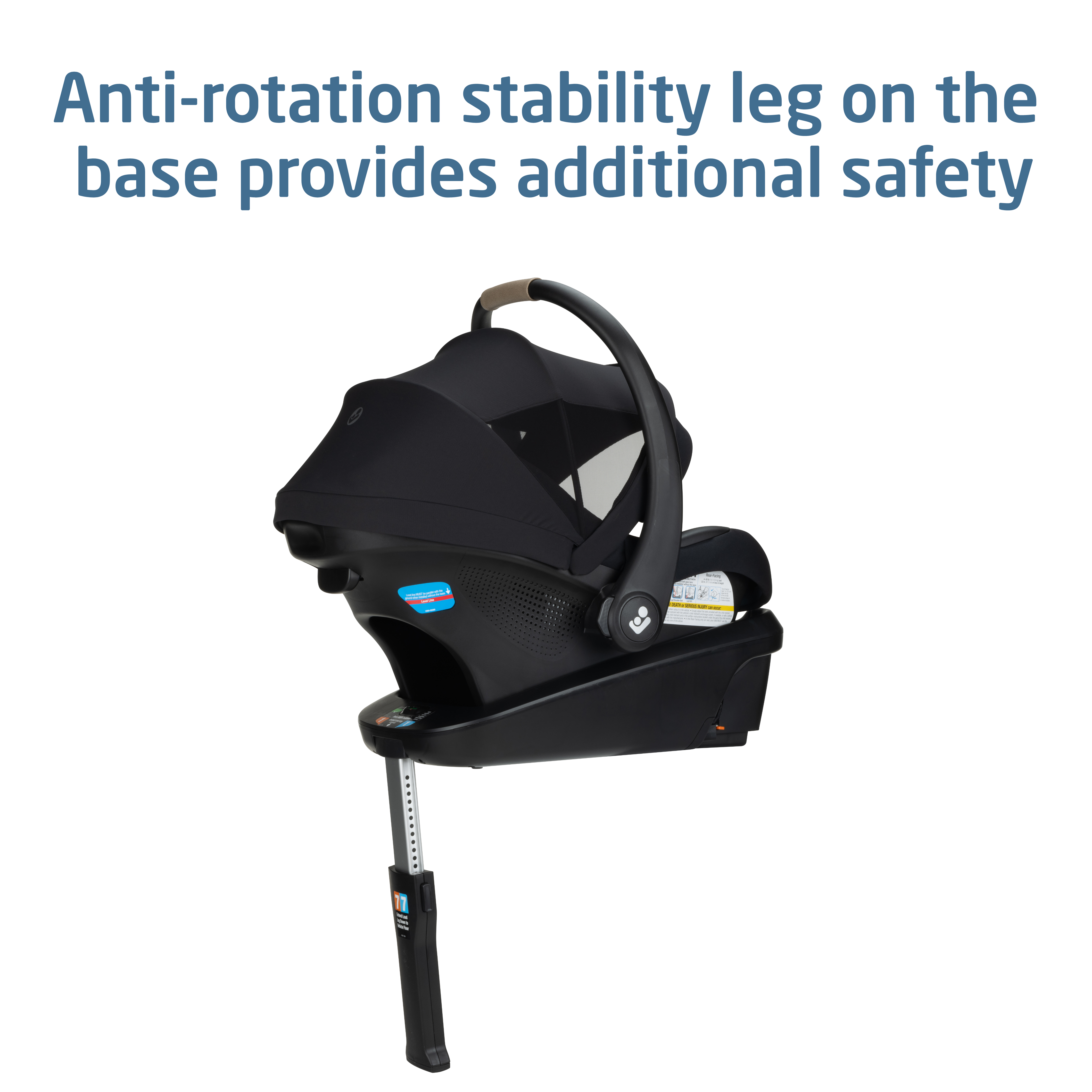 Oxford Cabin Lightweight Travel Stroller with Mico Pro+ Infant Car Seat in Sea Shadow
