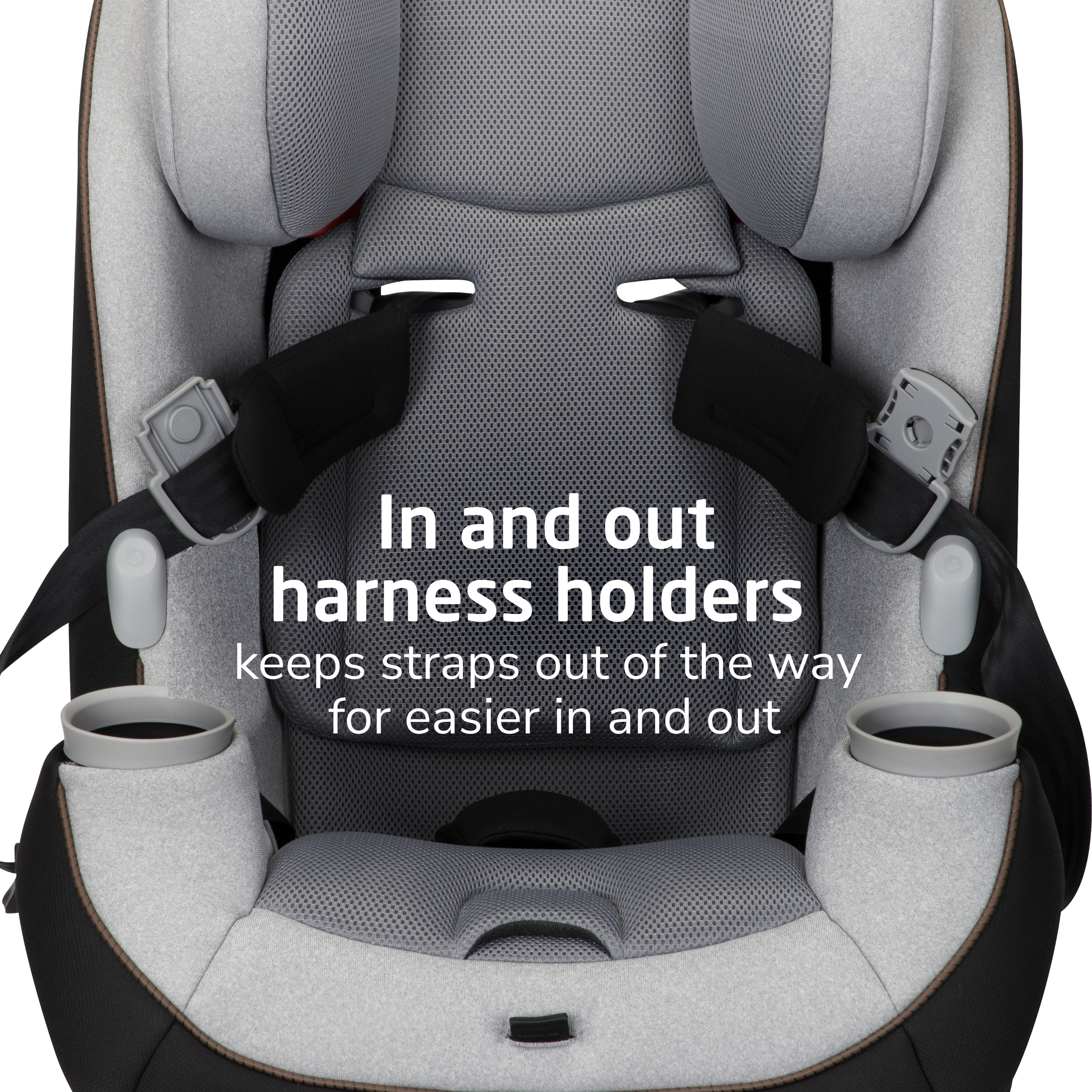 Pria™ Chill All-in-One Convertible Car Seat - in and our harness holders keeps straps out of the way for easier in and out