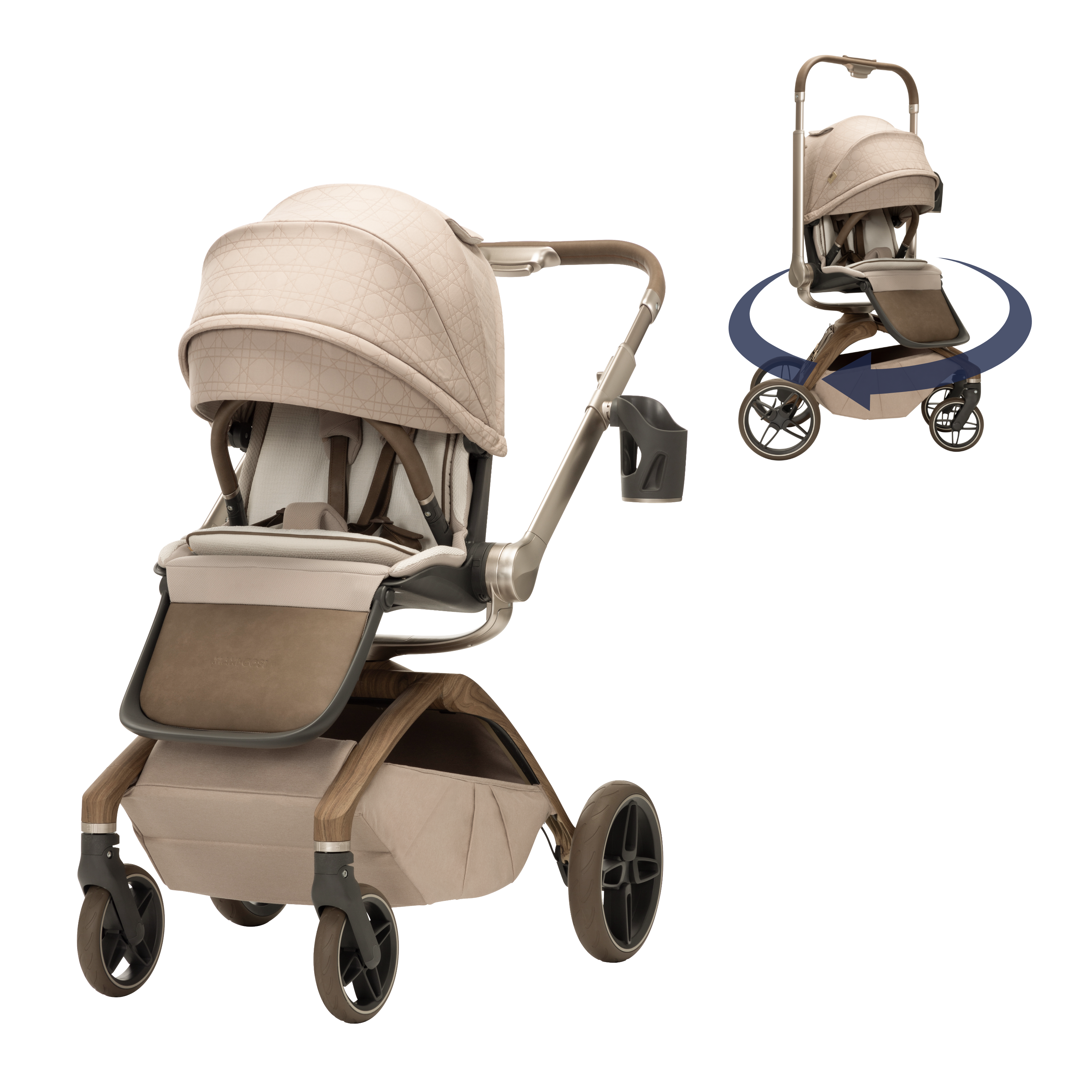 Maxi Cosi Tana 360 Modular Stroller Natural Heritage