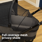 Carriage Accessory - full coverage mesh privacy shade