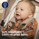 Tana 360° Rotating Modular Stroller - soft, breathable 100%-recycled fabric