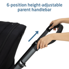 Fame™ Modular Stroller - 6-position height-adjustable parent handlebar