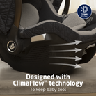 Peri™ 180° Rotating Infant Car Seat - designed with ClimaFlow technology to keep baby cool