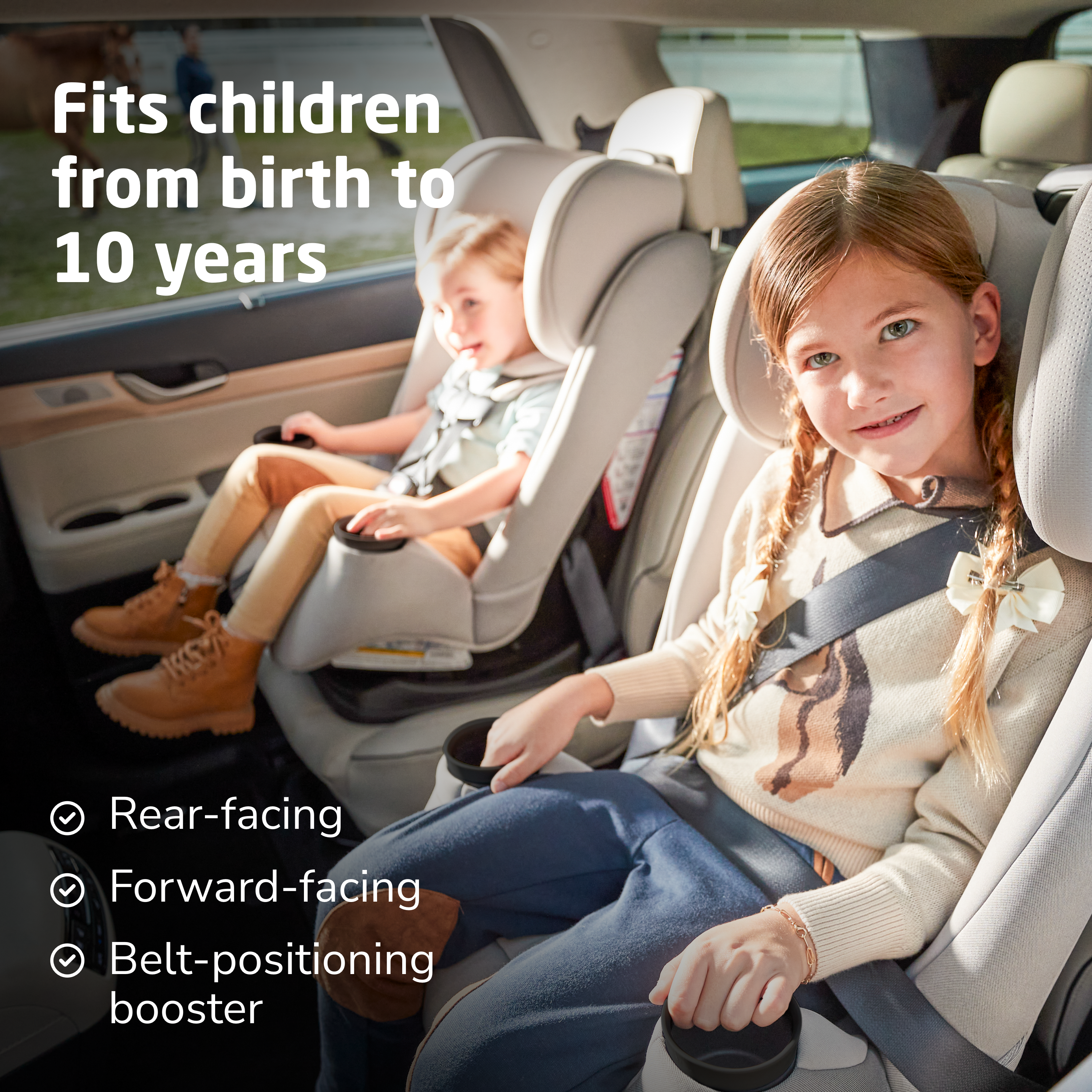 Pria All-in-One Convertible Car Seat with Wheeled Travel Bag Blackened Pearl