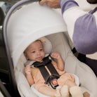 Gia XP Luxe 3-Wheel Travel System - baby in infant car seat