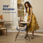 Kiskadee 360° Rotating High Chair - 360 degree rotation in upright modes