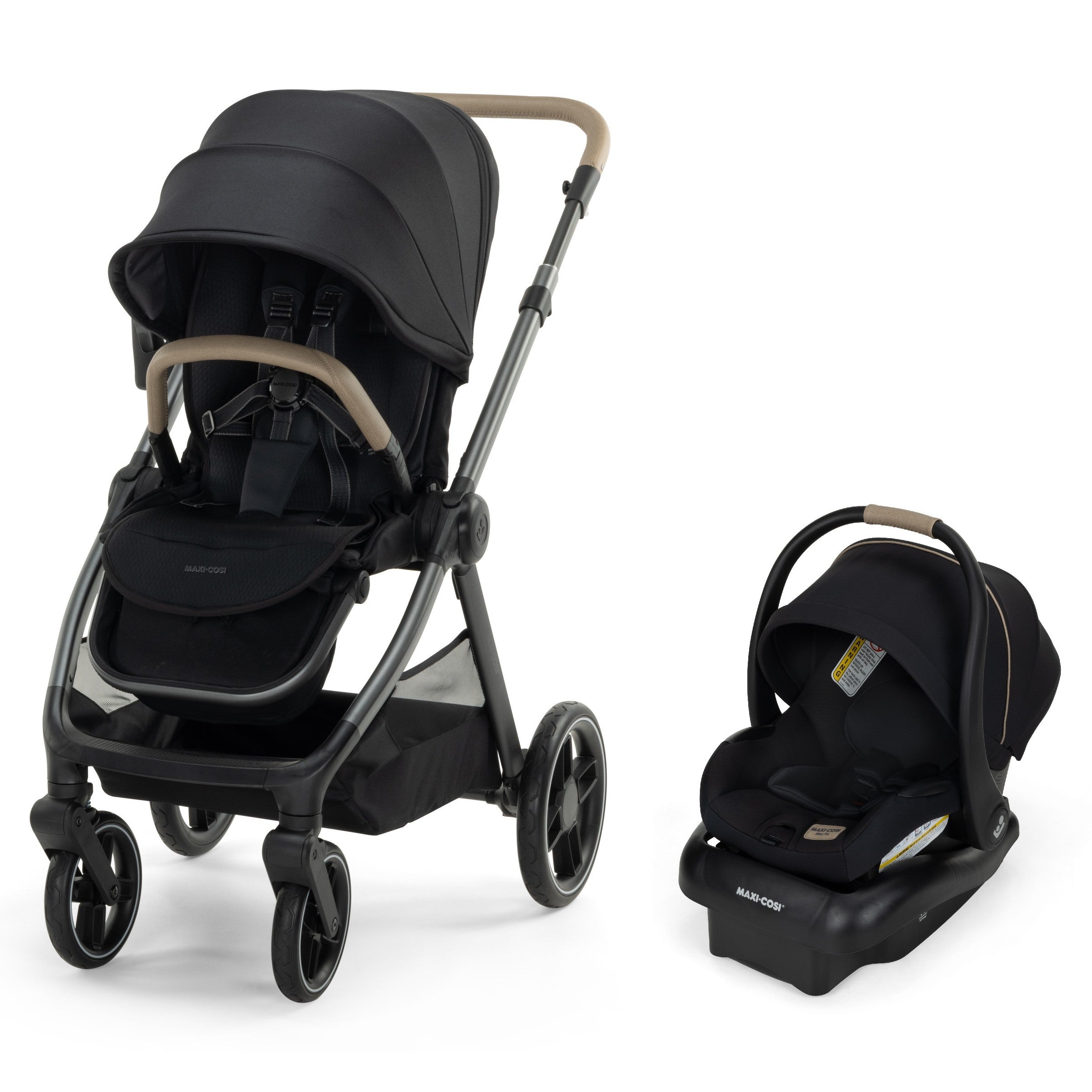 Oxford Modular Stroller with Mico® Pro Infant Car Seat in Black