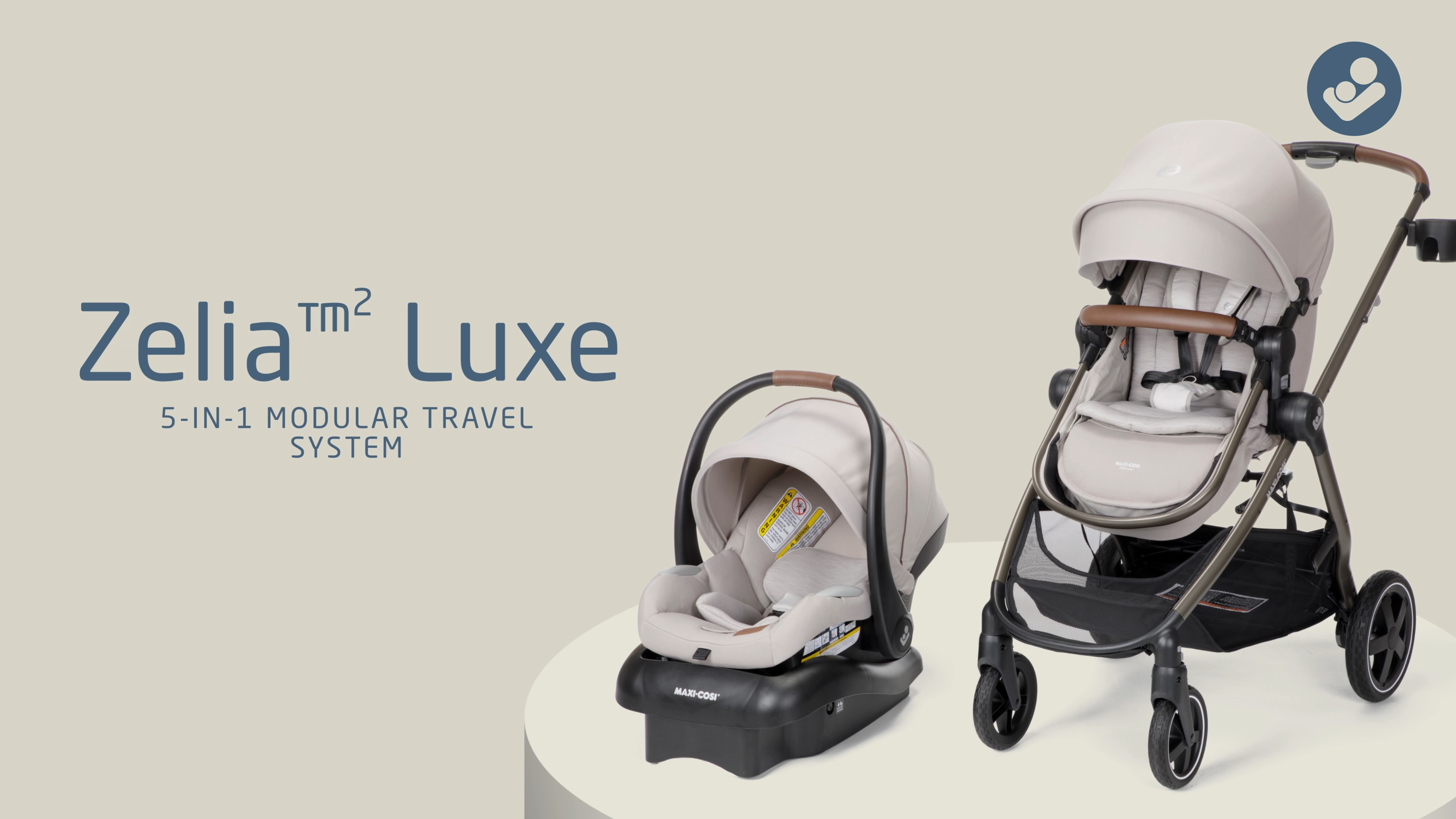 Maxi-Cosi Zelia™² Luxe 5-in-1 Modular Travel System