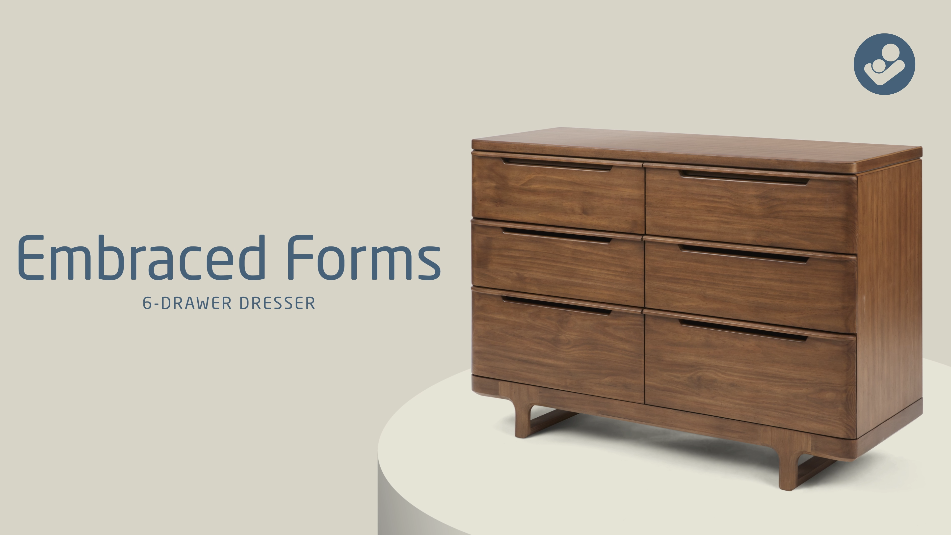 Maxi Cosi Embraced Forms 6-Drawer Dresser Maxi Cosi Embraced Forms 6-Drawer Dresser