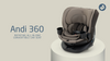 Andi 360° Rotating All-in-One Convertible Car Seat product features video