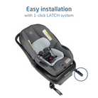 Mico® Pro Infant Car Seat - easy installation with 1-click LATCH system
