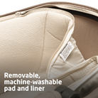 Carriage Accessory - removable, machine-washable pad and liner