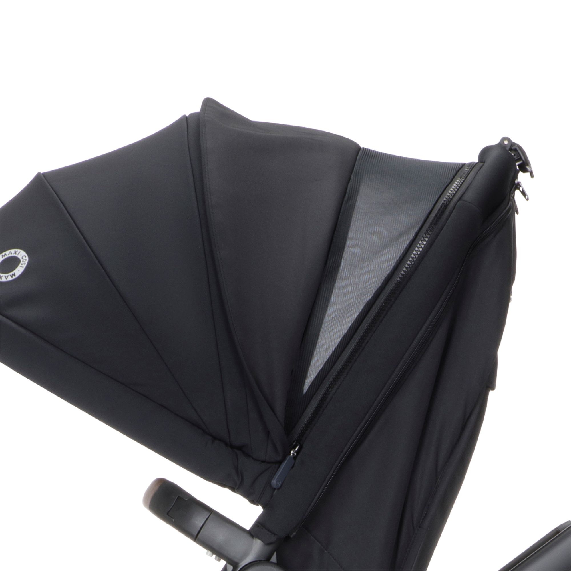 Tayla Max Modular Stroller - Onyx Wonder - peek-a-boo window for ventilation