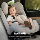 Pria™ All-in-One Convertible Car Seat - ReclineFit provides 3 reclining positions