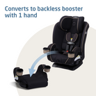 Kani 4-in-1 Convertible Car Seat - converts to backless booster with 1 hand