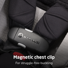 Peri™ 180° Rotating Infant Car Seat - magnetic chest clip for struggle-free buckling