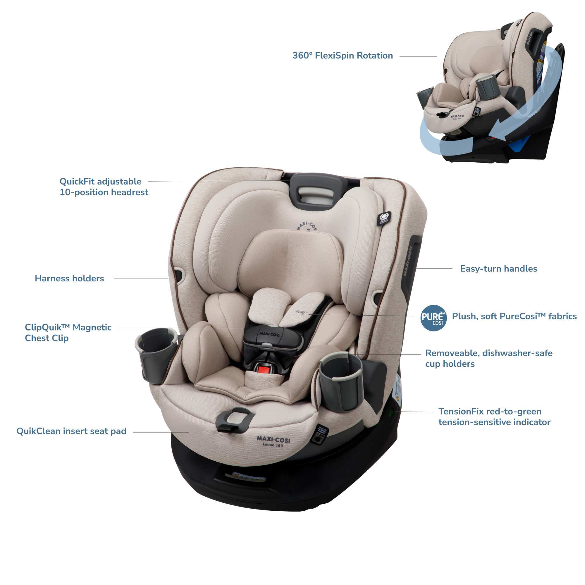 Convertible car seat with handle online